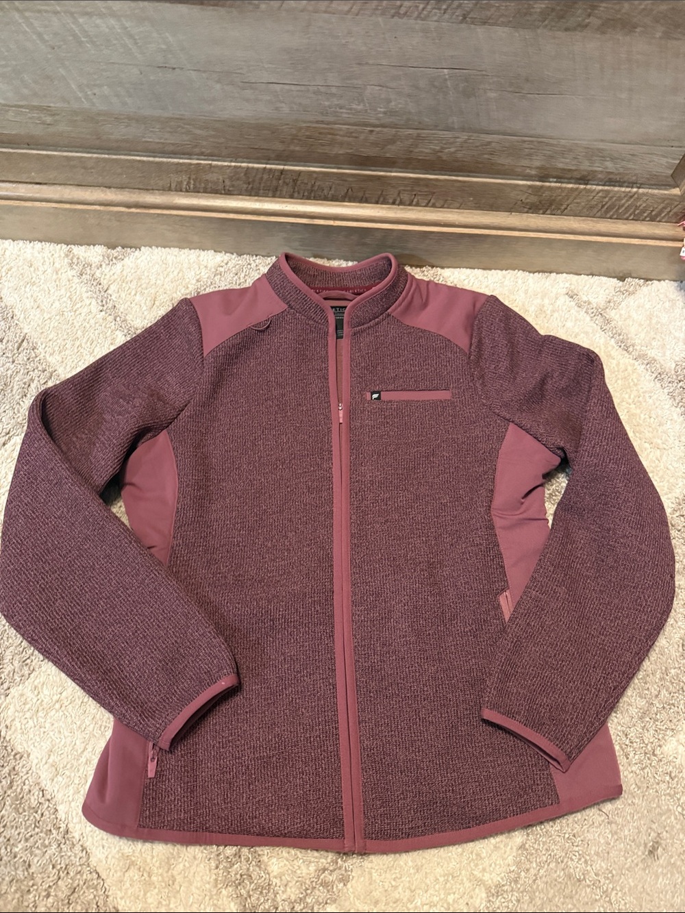 Fabletics Dusty Rose Zip-Up Utility Jacket